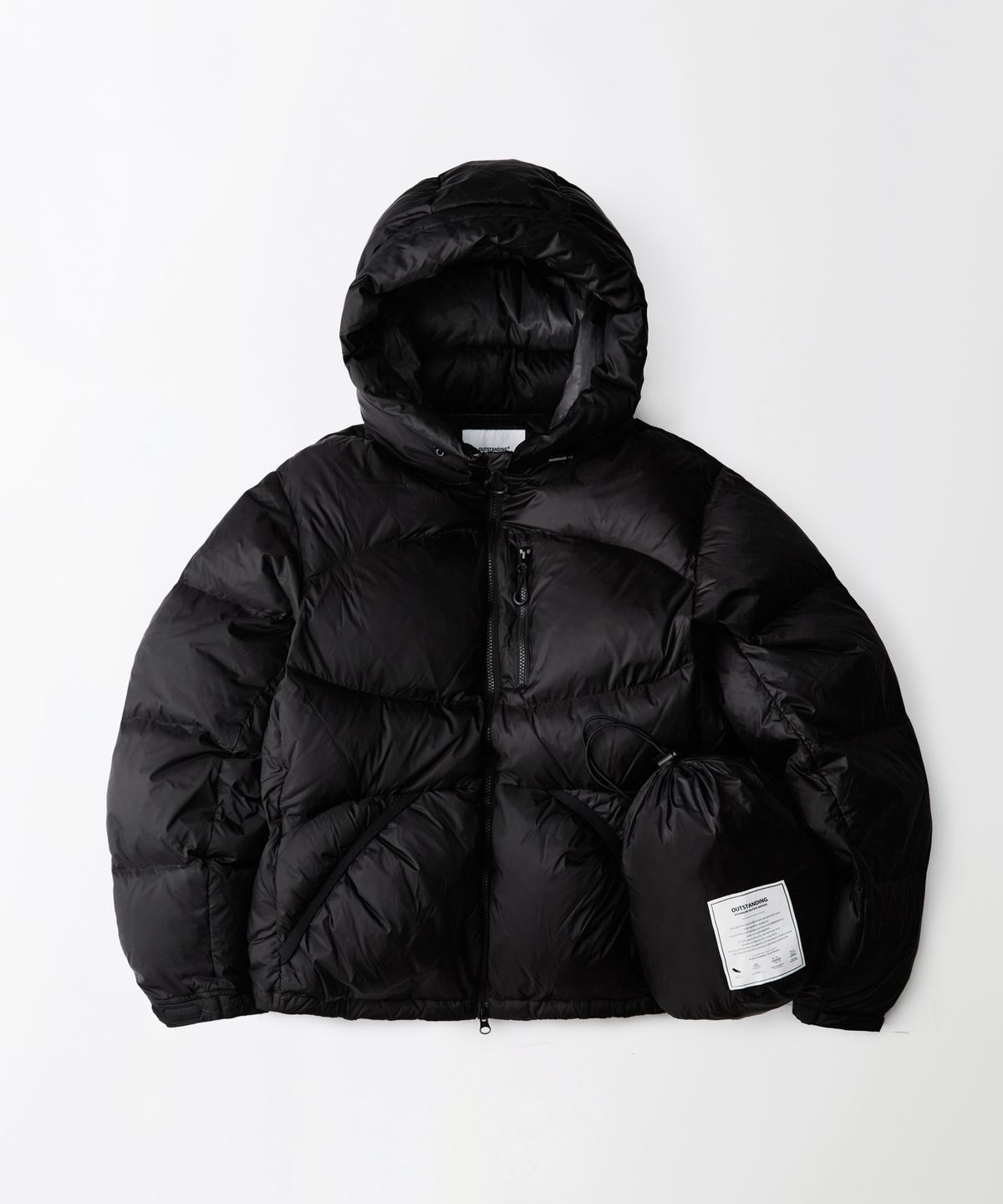 아웃스탠딩(OUTSTANDING) POLAR GOOSE DOWN PARKA_BLACK