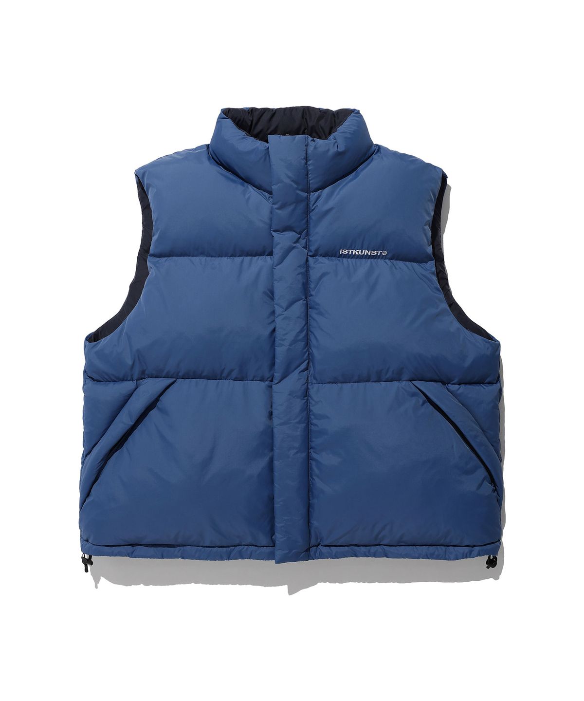 이스트쿤스트(ISTKUNST) REVERSIBLE PUFFER VEST_BLUE(IK2DWMB990A)