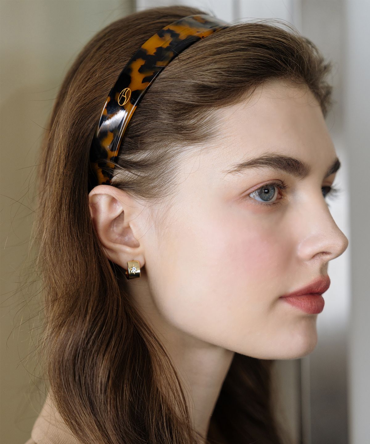 하스(HAS) HFS004 Marbling glossy celluloid Hairband