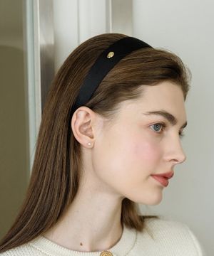 HFS002 Classic logo satin wide hairband