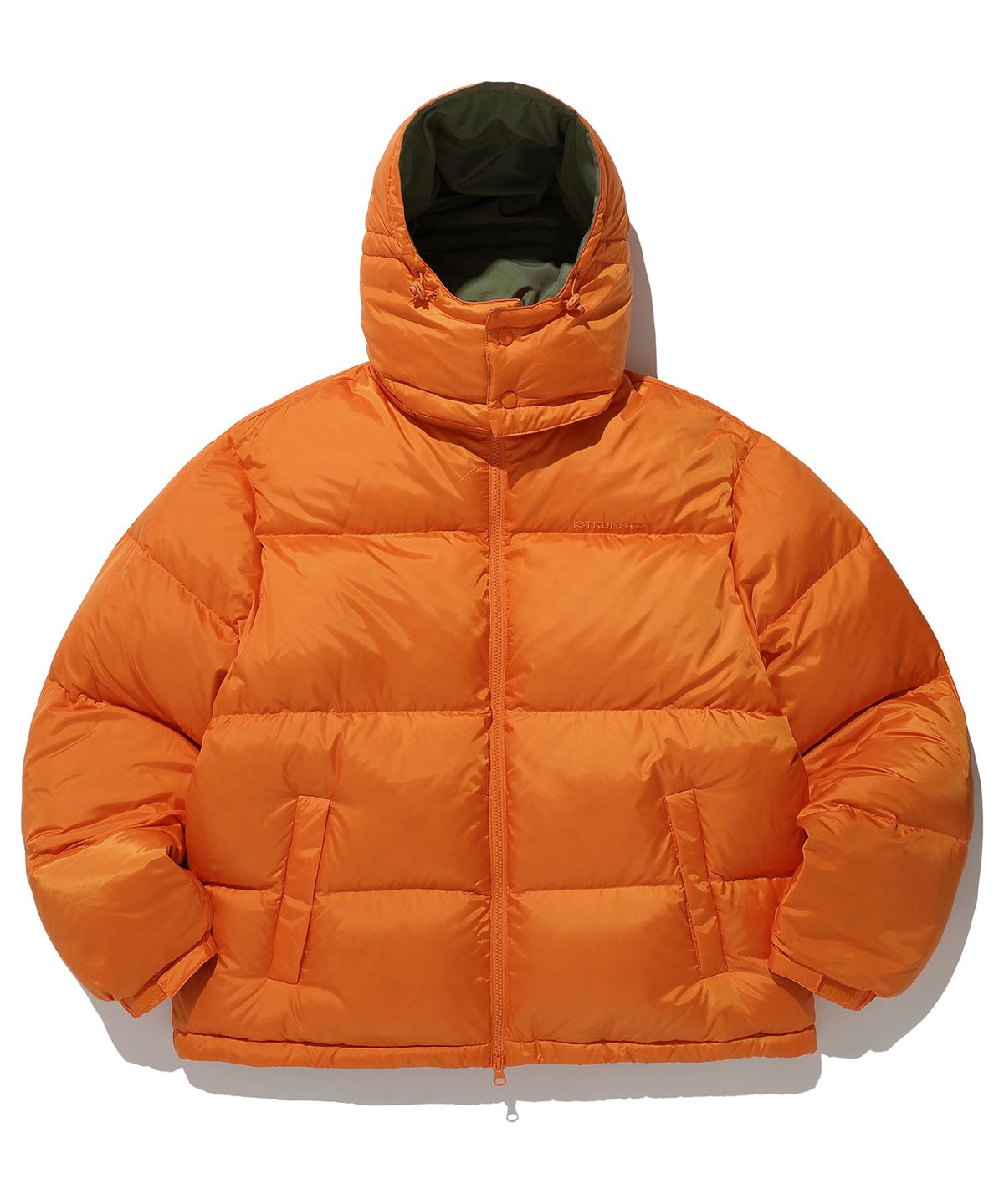 이스트쿤스트(ISTKUNST) HOODED DOWN PUFFER JACKET_ORANGE(IK2DWMB900A)