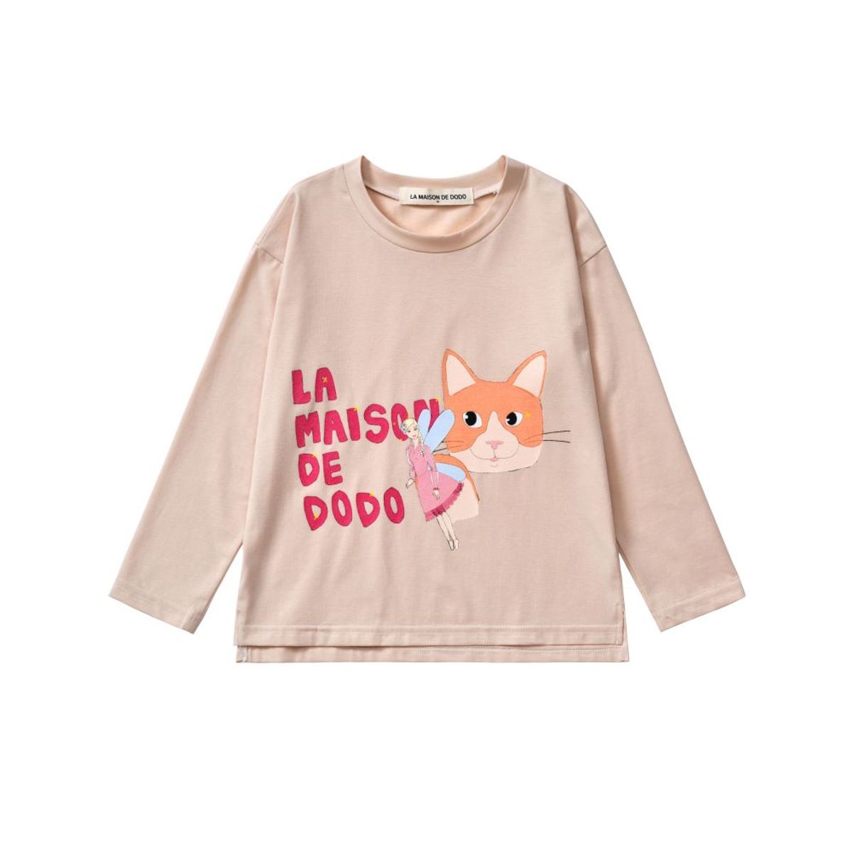 라메종드도도(LA MAISON DE DODO) Simply Dodo T-Shirt with Fairy Doll (Ivory)  긴팔티셔츠