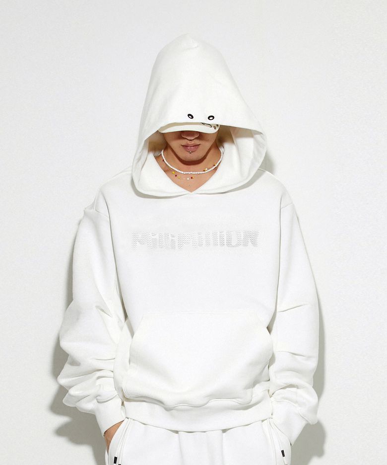 COBBLESTONE SIGNATURE HOODY T10-WHITE