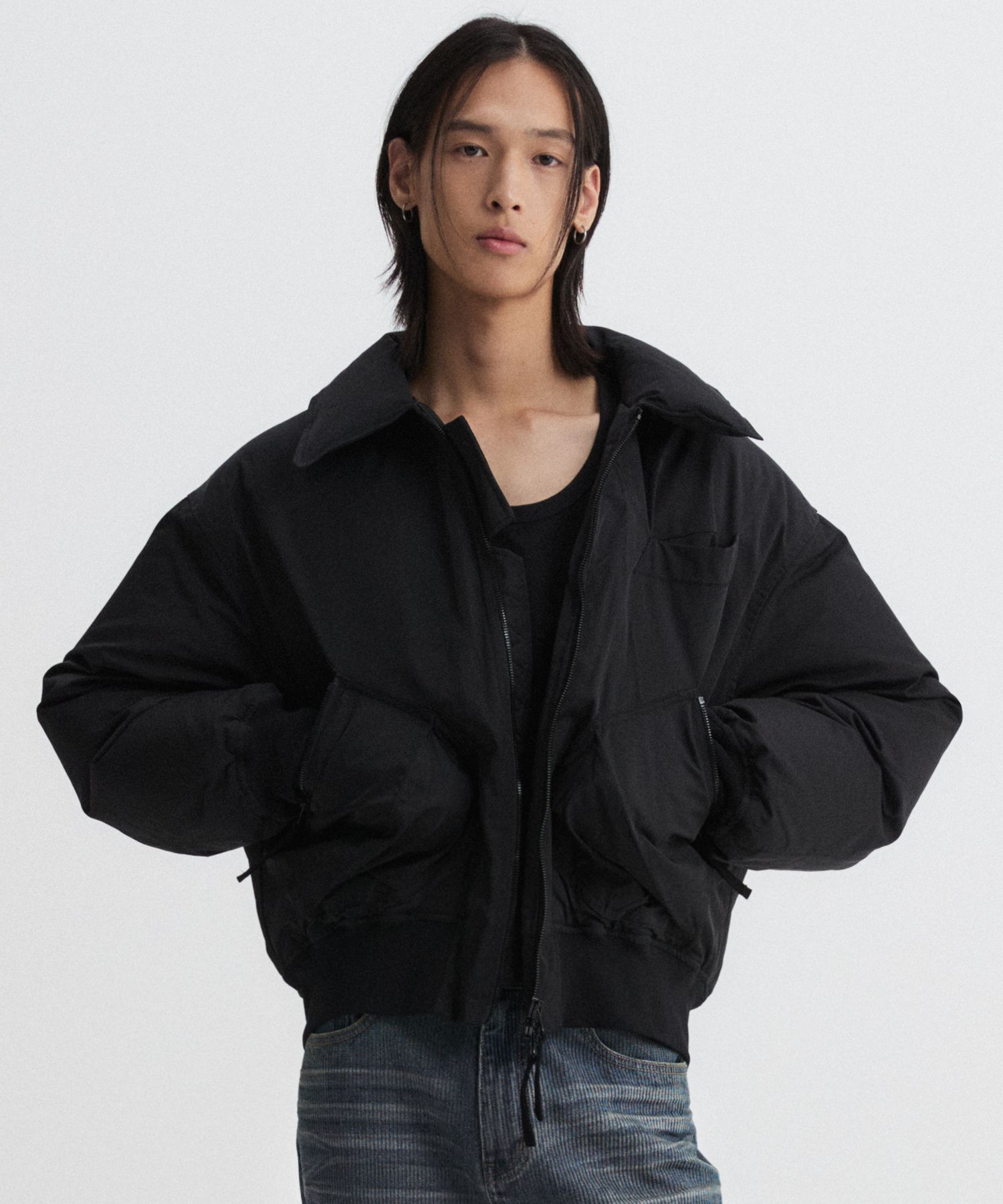 MUSINSA公式 | DNSR フライトクロップダックダウンパディング