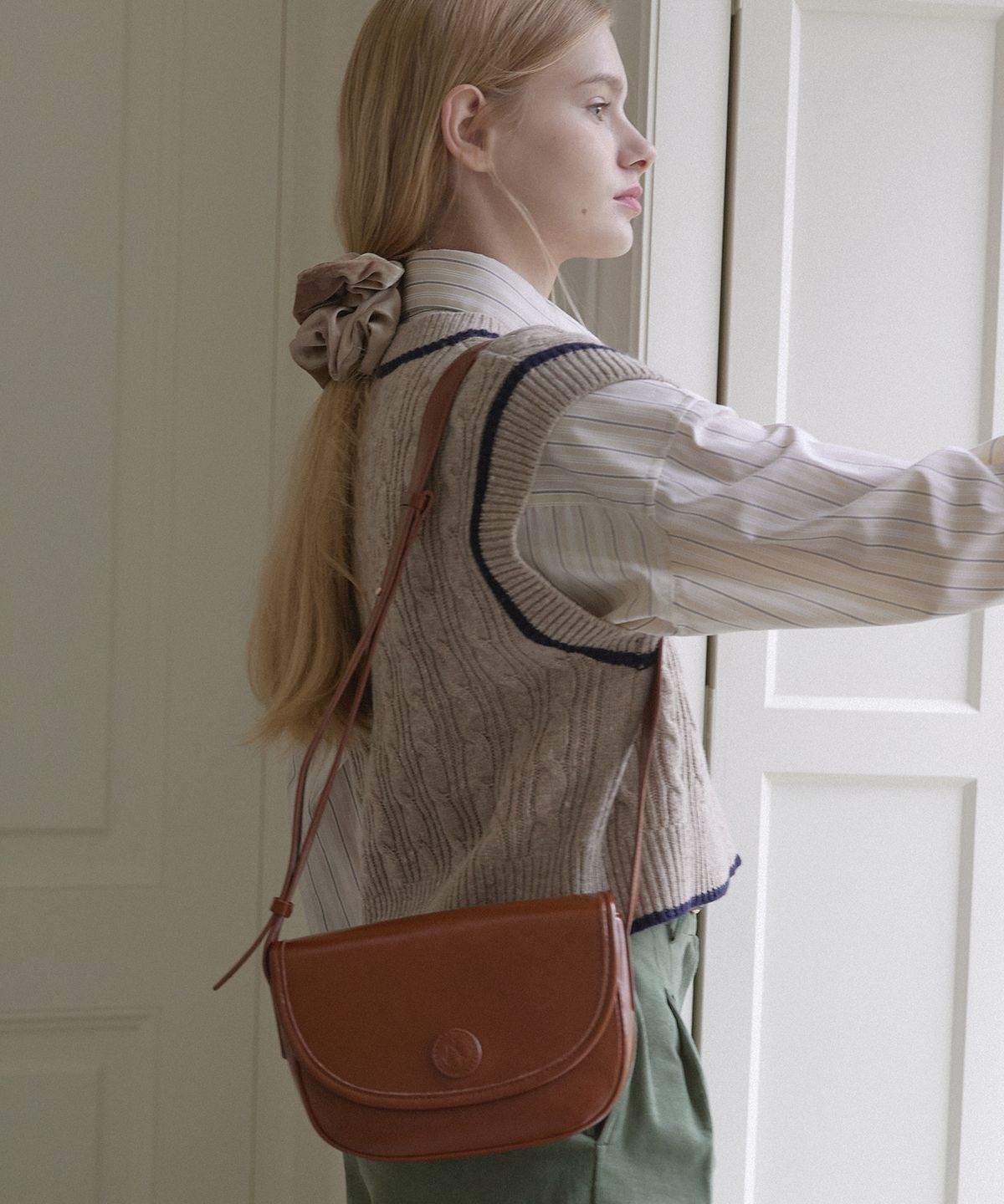 논로컬(NONLOCAL) Petit Jour Bag - Brown
