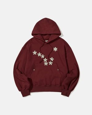 Dipper logo hoodie / Deep red