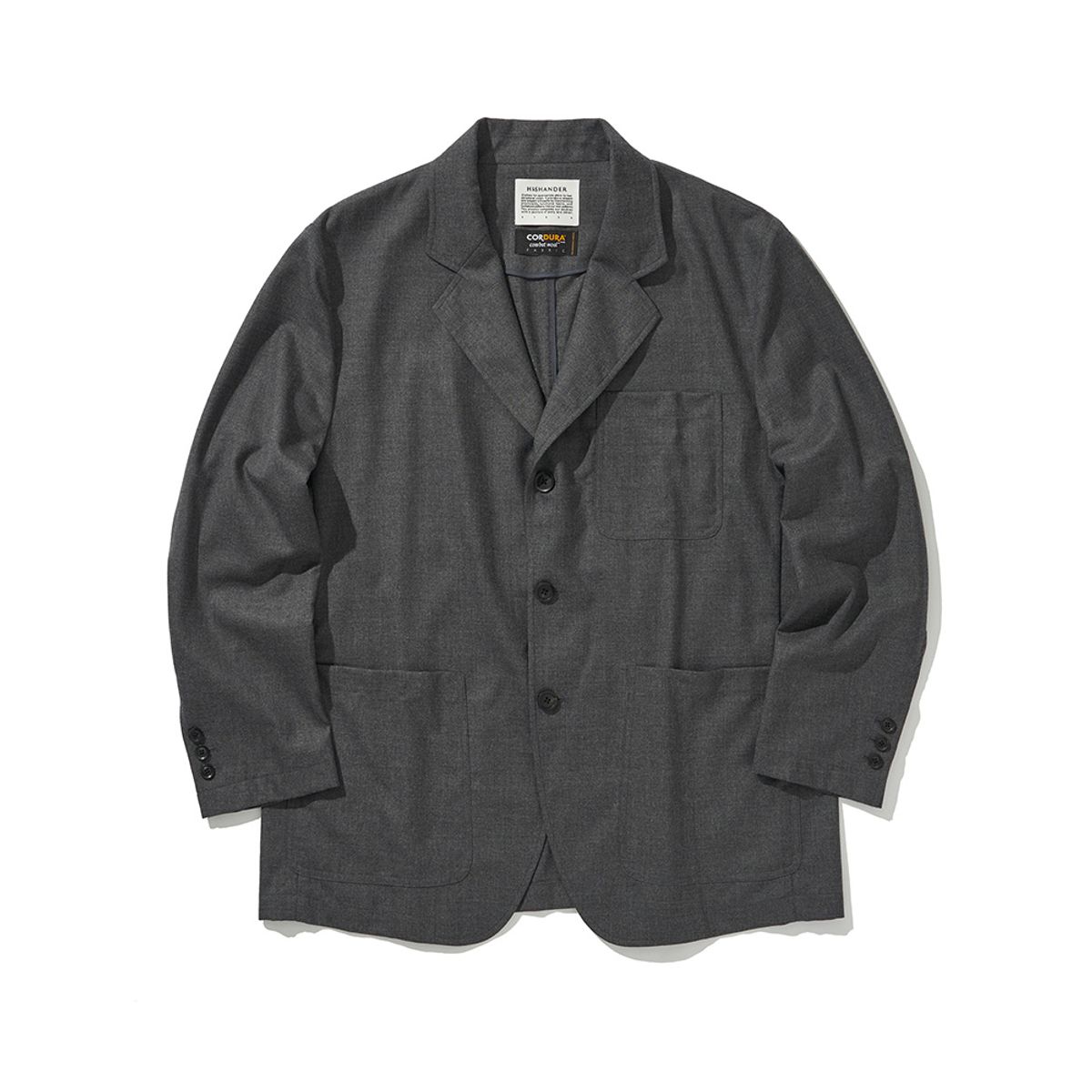 히즈핸더(HISHANDER) CORDURA COMBAT WOOL™ 3ROLL 2BUTTON JACKET