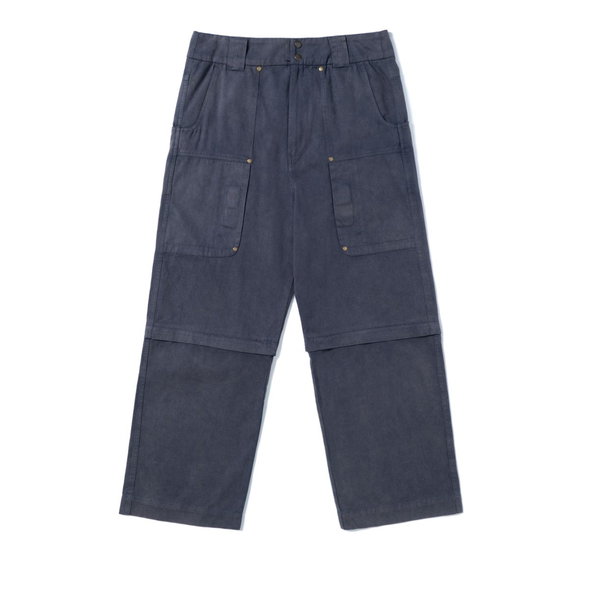 퓨처랩(FUTURE LAB) WASHED CARGO DENIM PANTS - NAVY