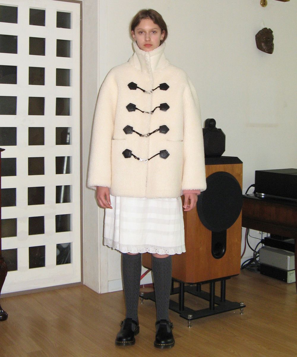 MUSINSA公式 | SINOON OVERFIT MUSTANG COAT (IVORY)