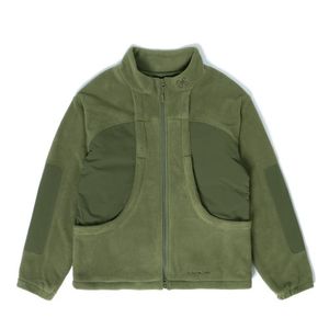 TALISMAN FLEECE JACKET - OLIVE