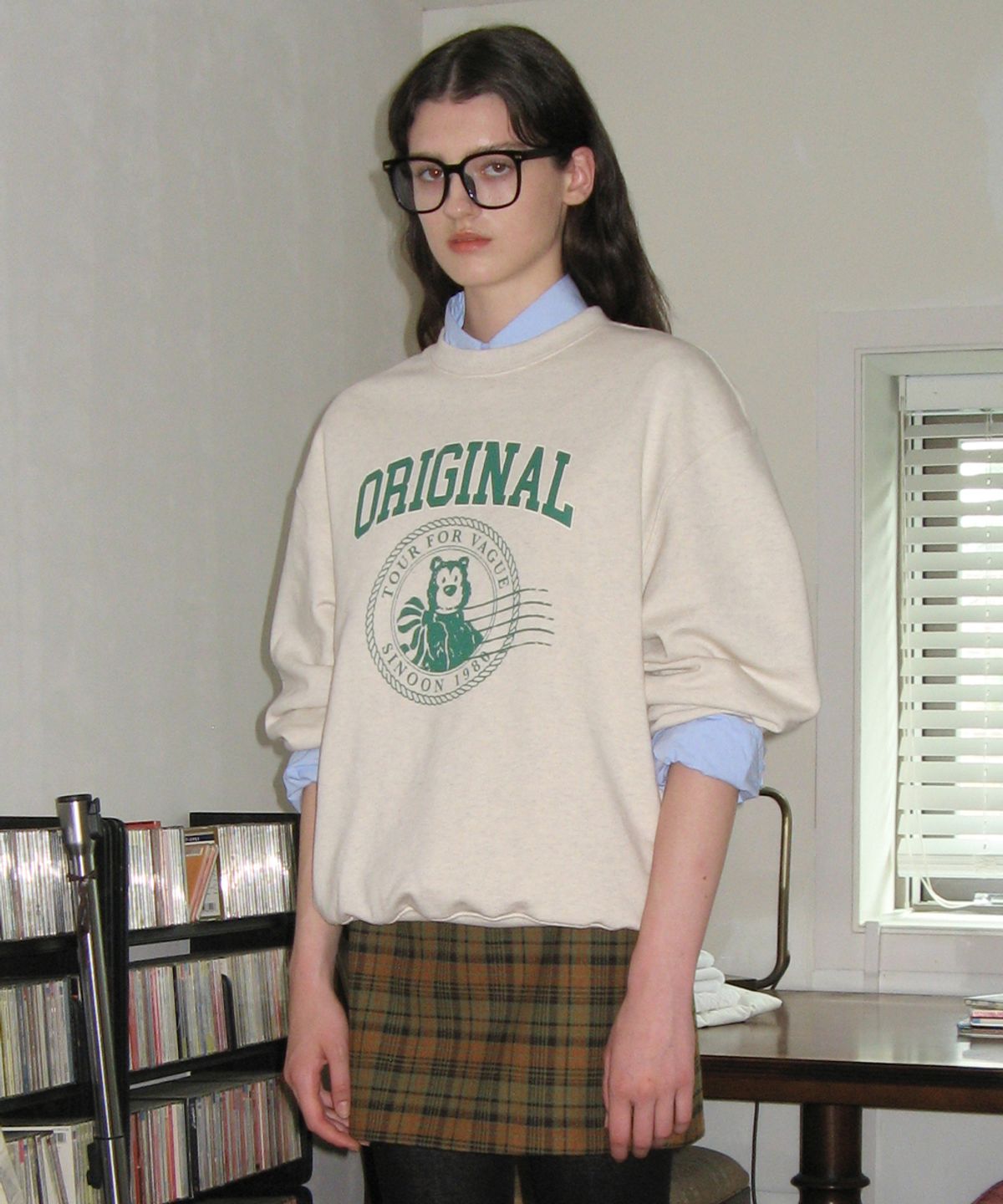 시눈(SINOON) ORIGINAL SWEATSHIRT (OATMEAL)