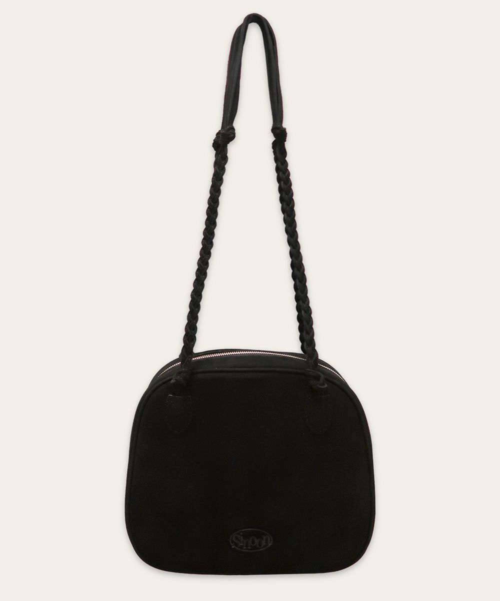 MUSINSA | SINOON TIED SMOOTH BAG (BLACK)