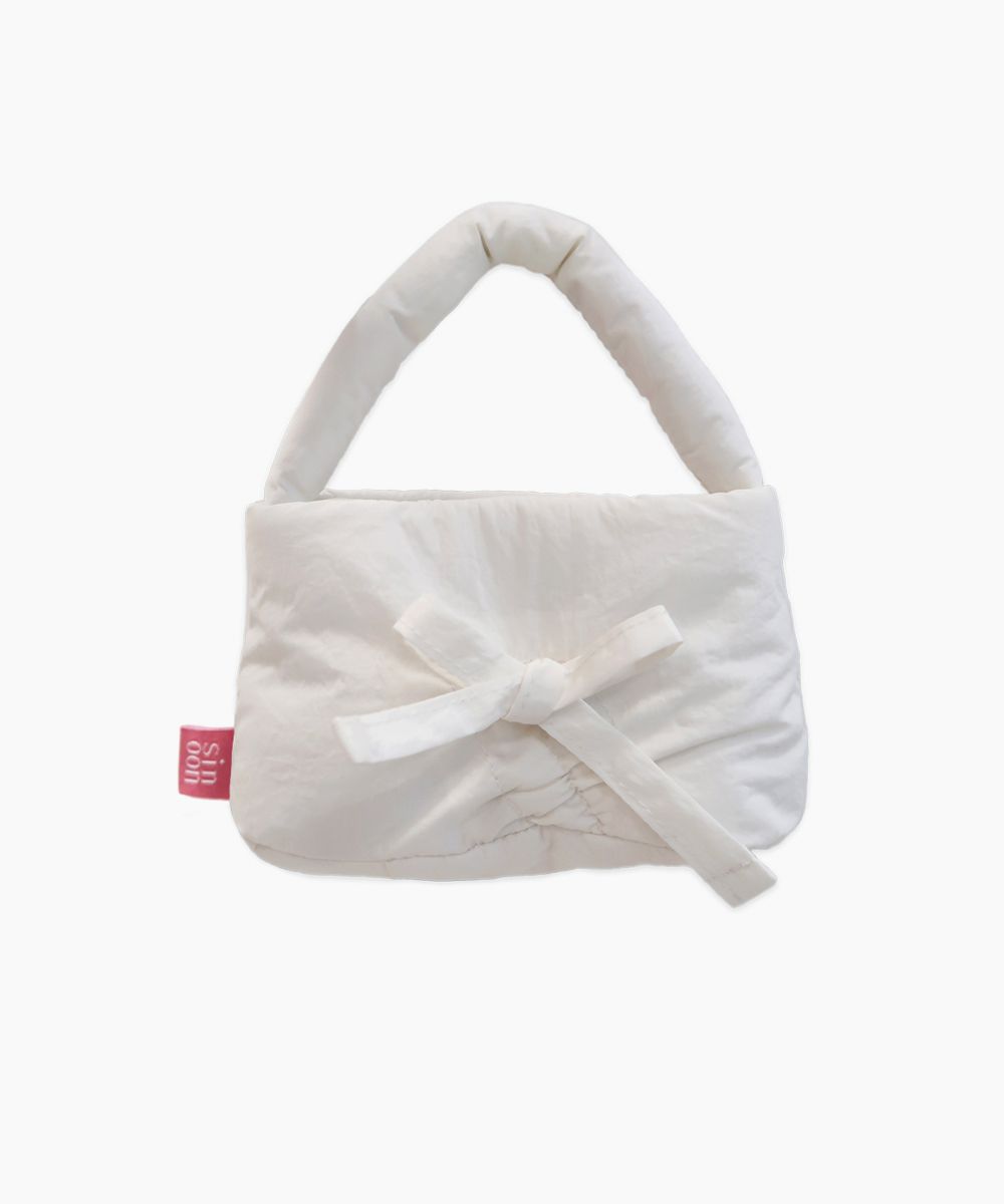 시눈(SINOON) SMORE PADDING BAG KEYRING (OFF WHITE) - 사이즈