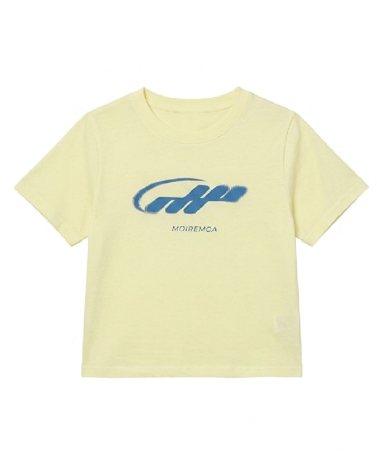 무아르모아(MOIREMOA) MM crop tee-Yellow