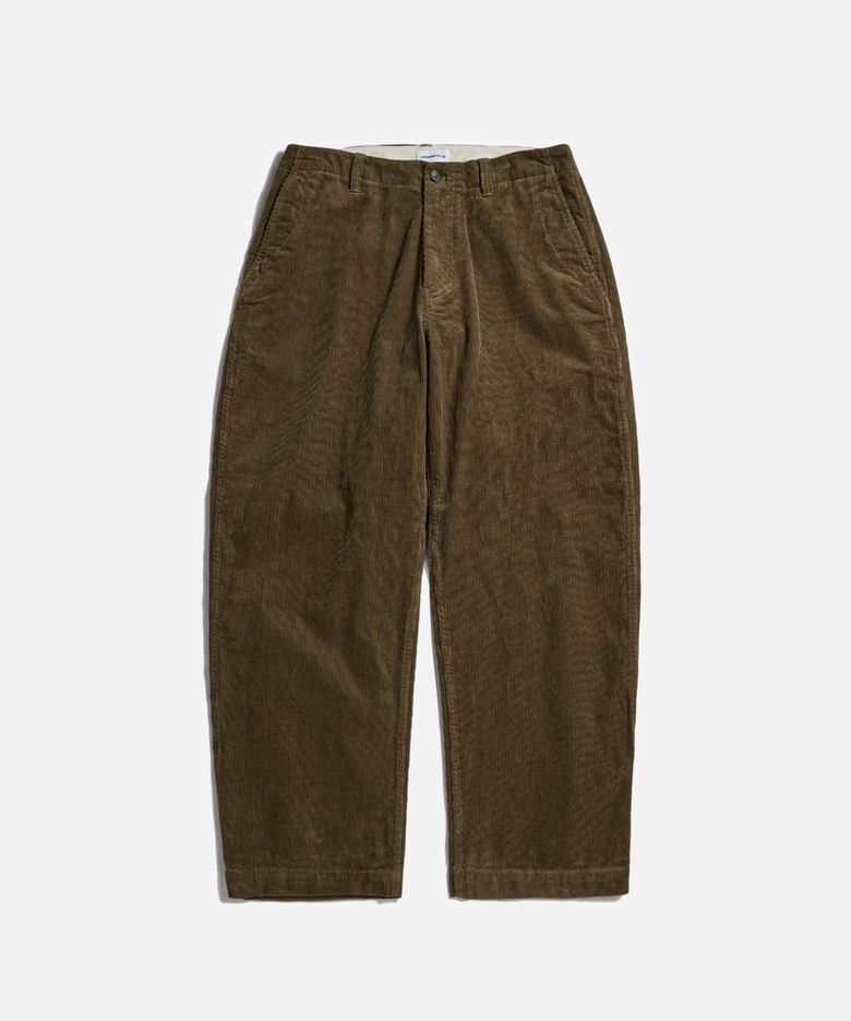 Corduroy Officer Pants Brown