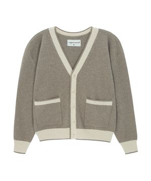 ALPACA WOOL CARDIGAN (BEIGE)