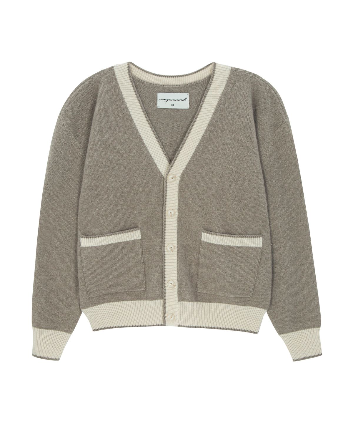 언지미크(UNGIMMICK) ALPACA WOOL CARDIGAN (BEIGE)