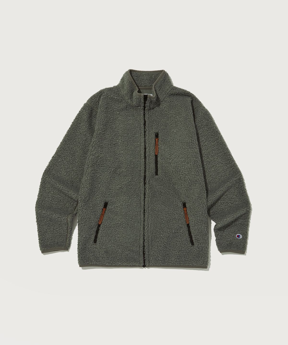 챔피온(CHAMPION) 후리스 집업 자켓 Dark Grey