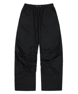 DOUBLE KNEE LOUNGE PANTS (BLACK)