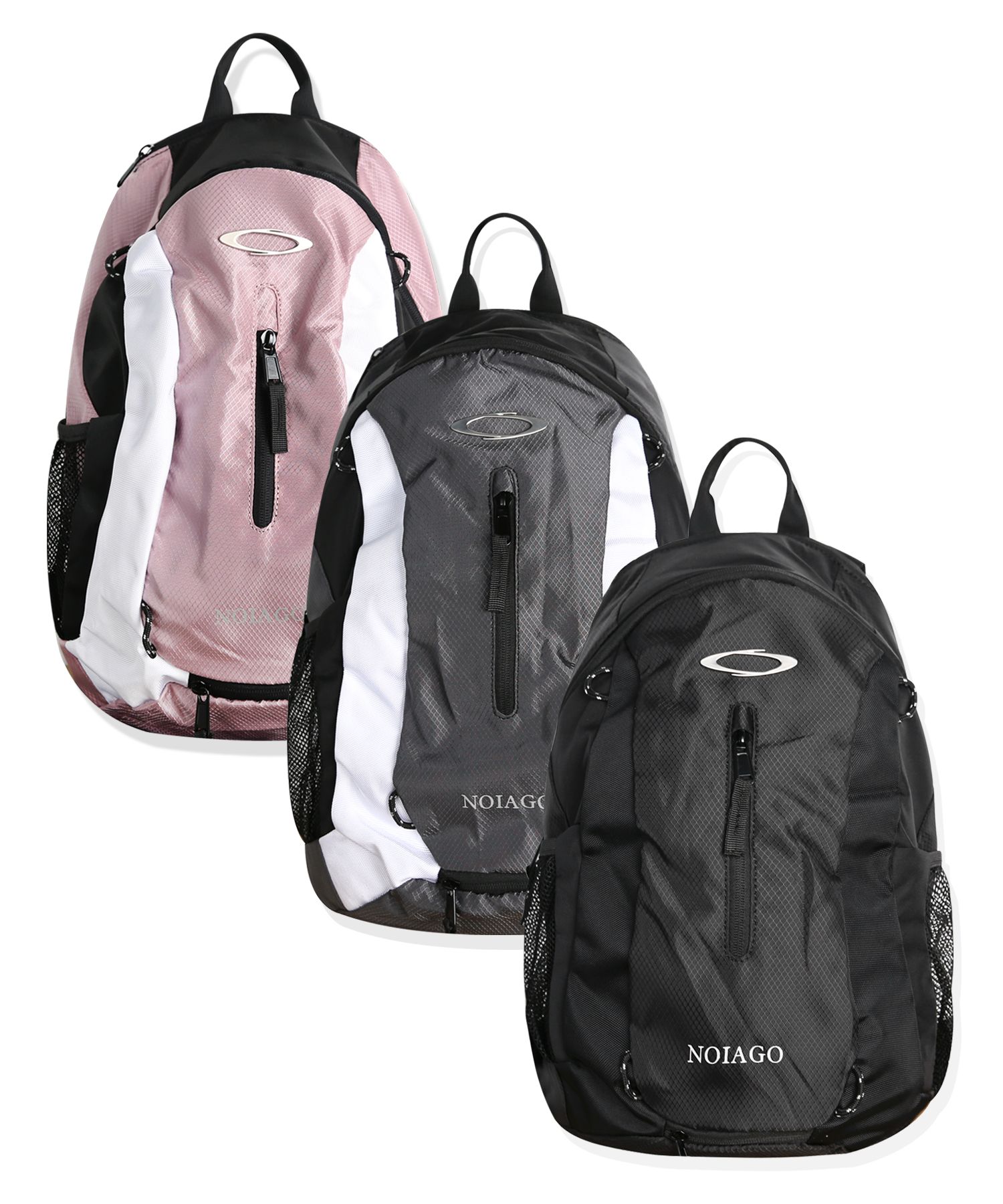 MUSINSA公式 | NOIAGO NOI1090 Multi Logo Backpack (3 colors)