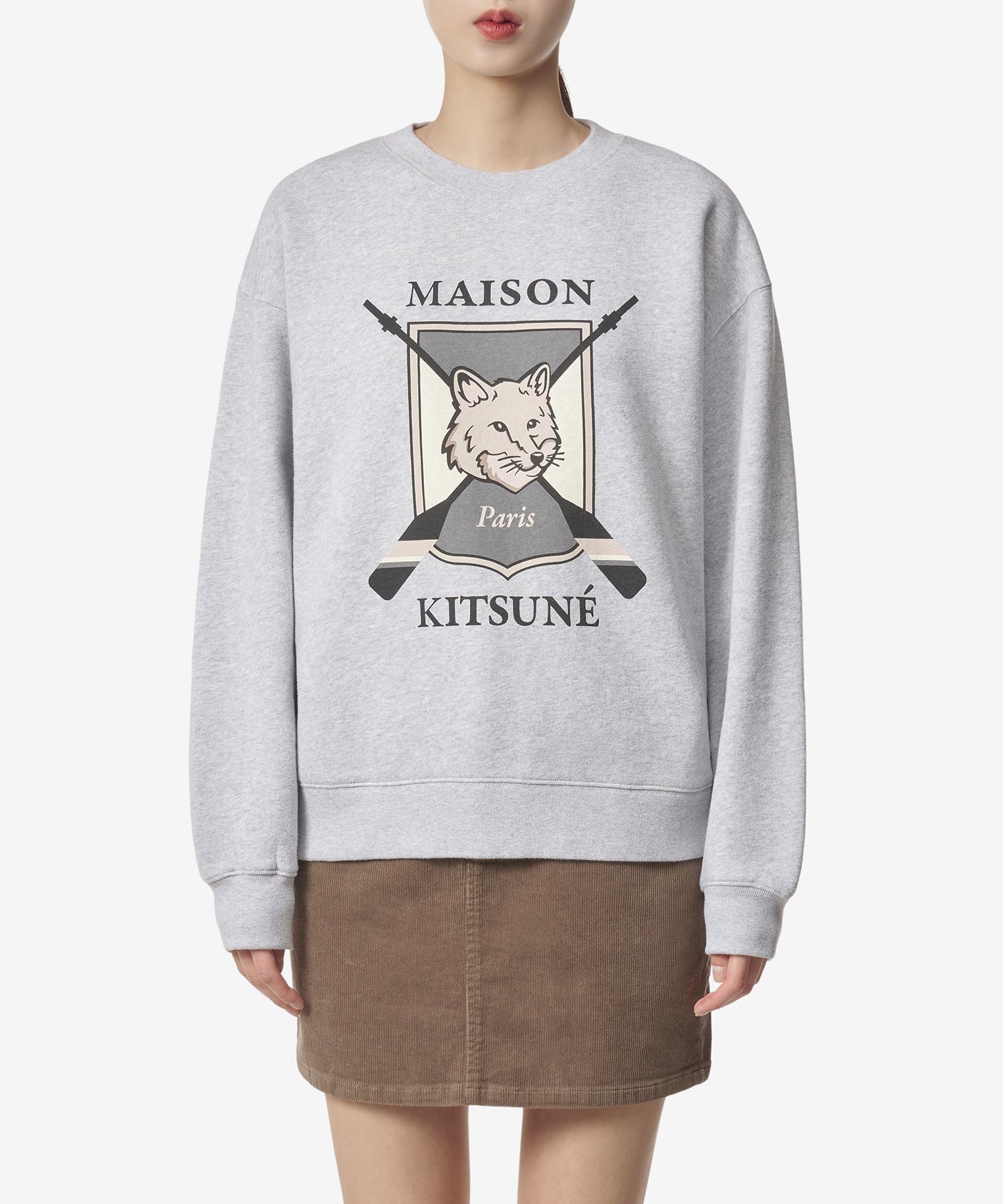 MUSINSA公式 | MAISON KITSUNE College Fox Print Comfort