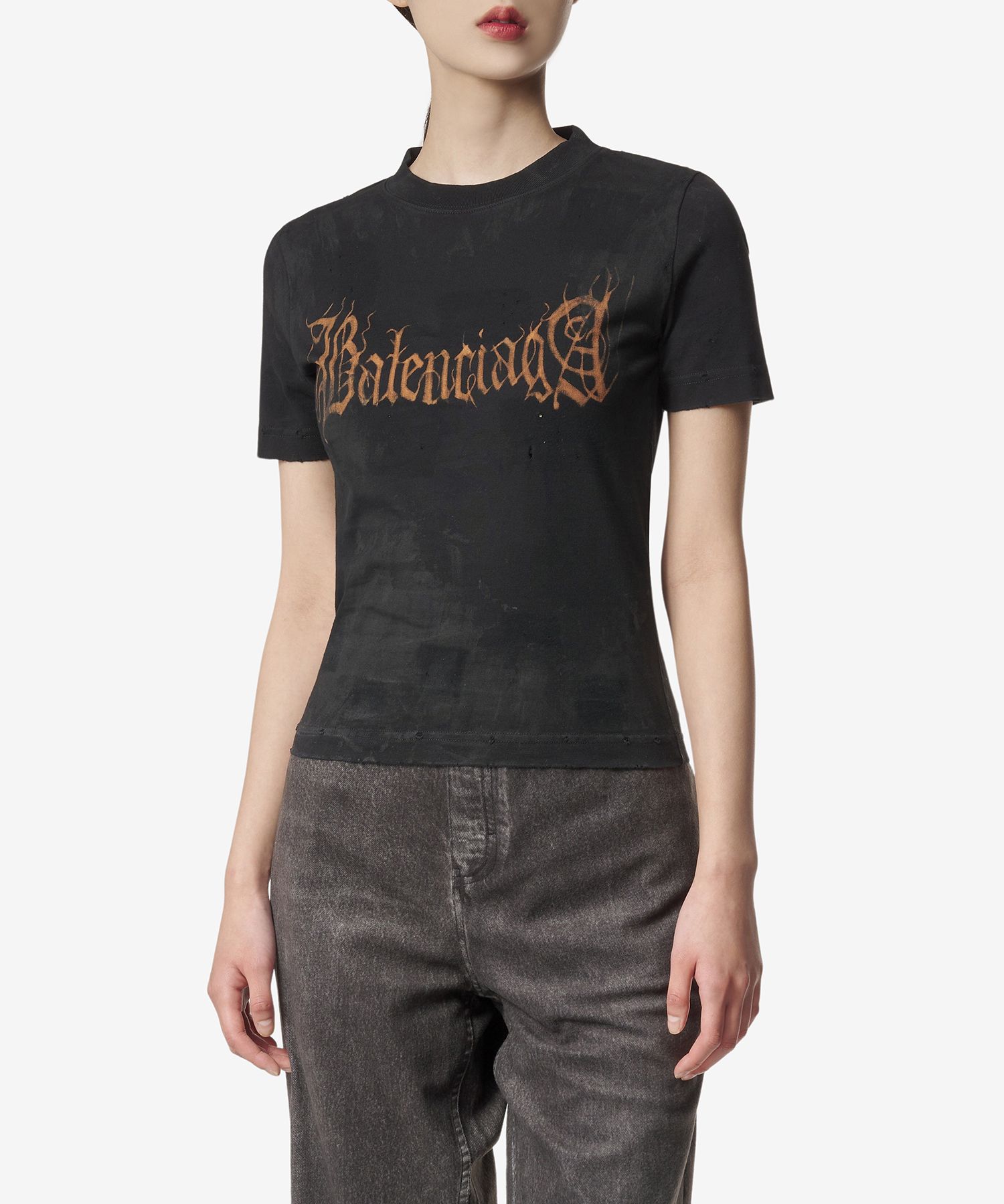 MUSINSA公式 | BALENCIAGA Heavy Metal Small Fit Short Sleeve