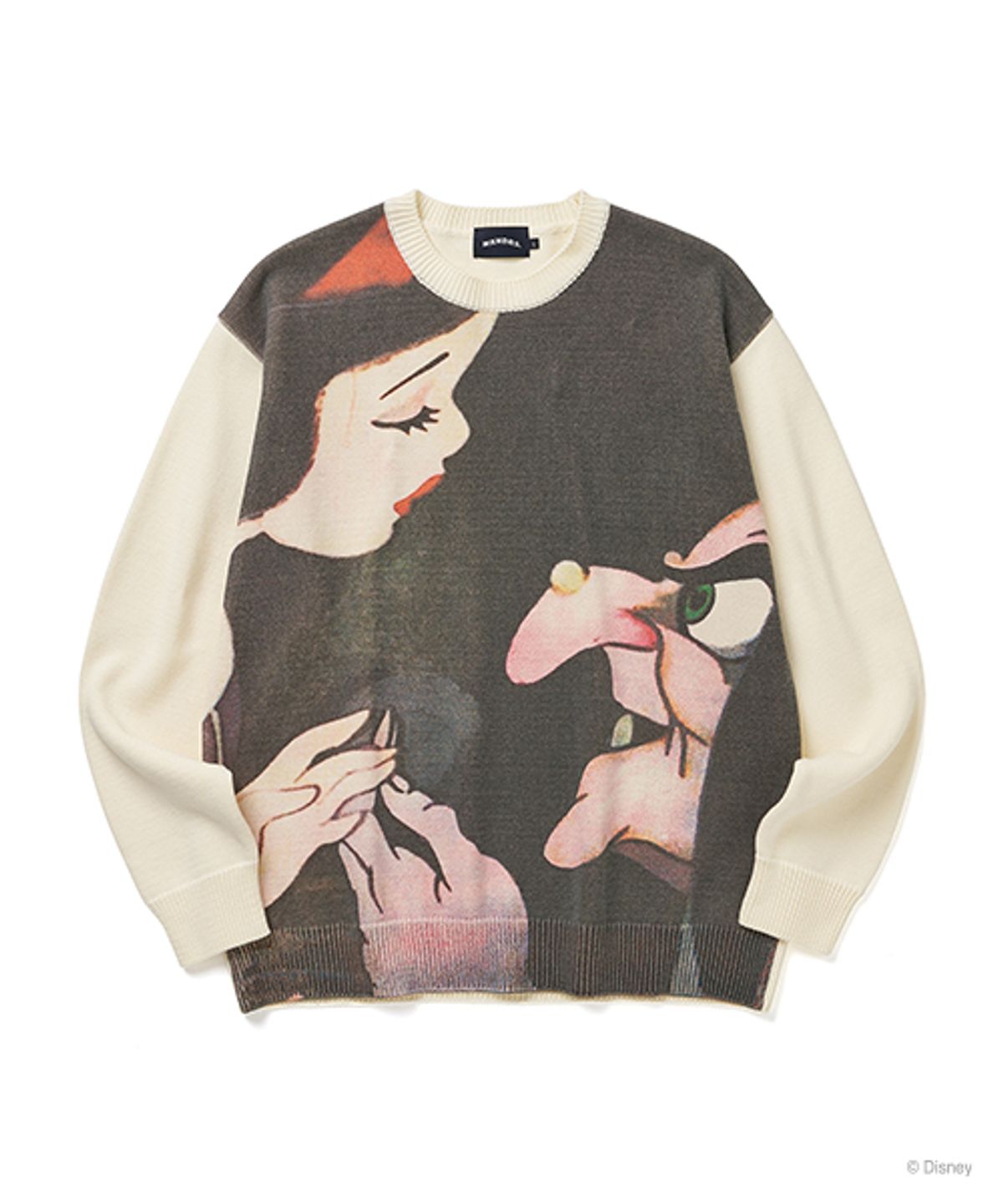 위캔더스(WKNDRS) SNOW WHITE KNIT SWEATER (IVORY)