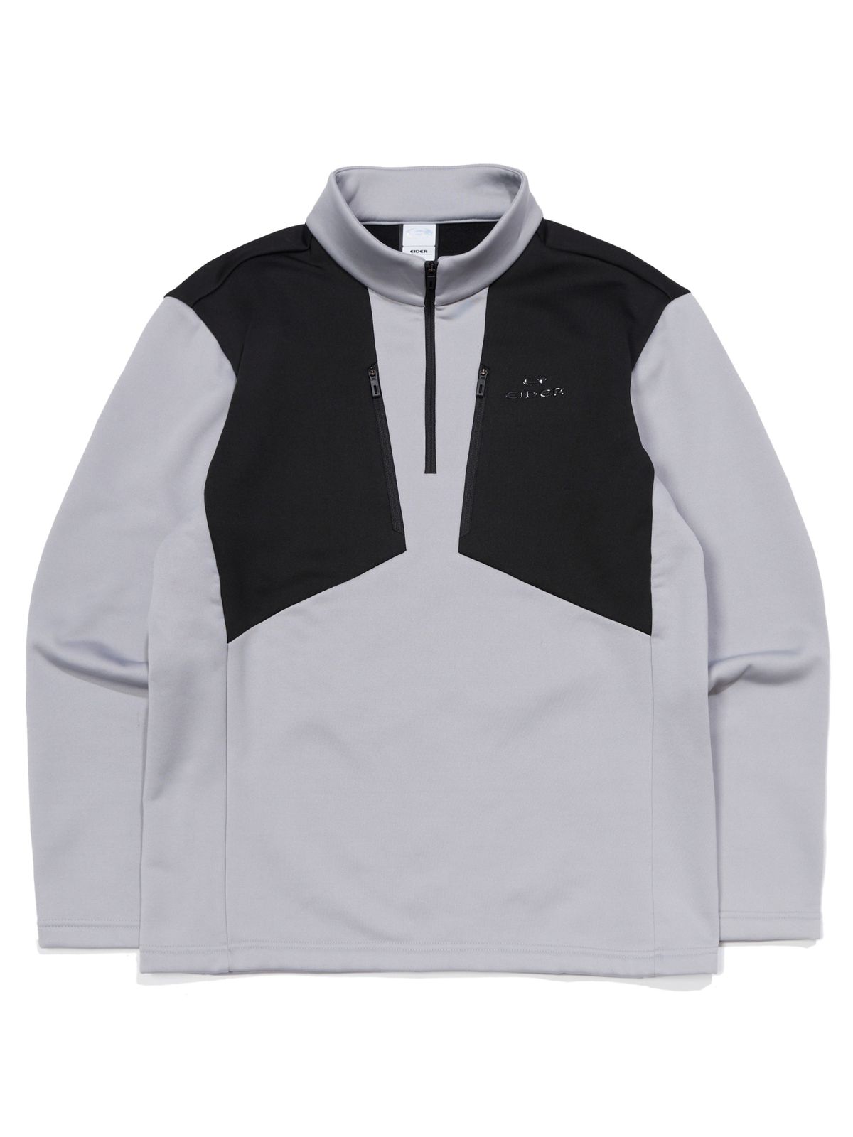아이더(EIDER) LARS (라스) α 짚업 티셔츠_Heather Grey