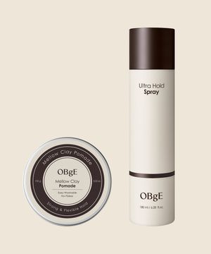 멜로우 클레이 포마드 + 울트라 홀드 스프레이 세트