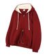 2WAY 시그니처1 후드집업_버건디