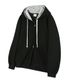 2WAY 시그니처1 후드집업_블랙