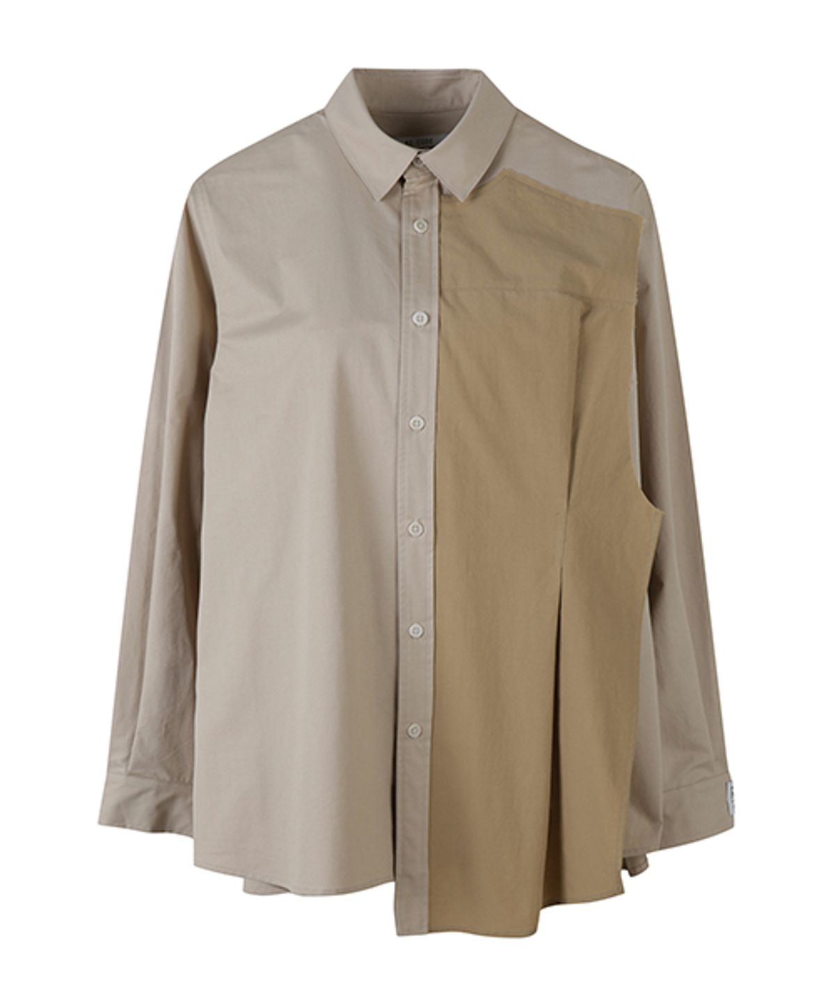 래코드(RECODE) Patched Raw Panel Long Shirts_RQSAA23504BEX