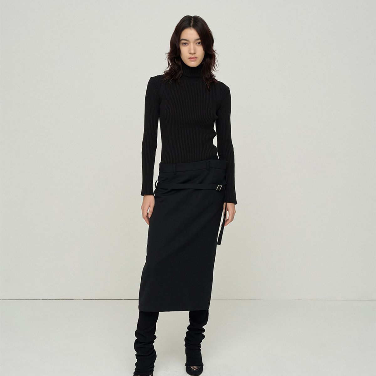 엘씨디씨티엠(LCDC™) BIKER RIBBED SWEATER