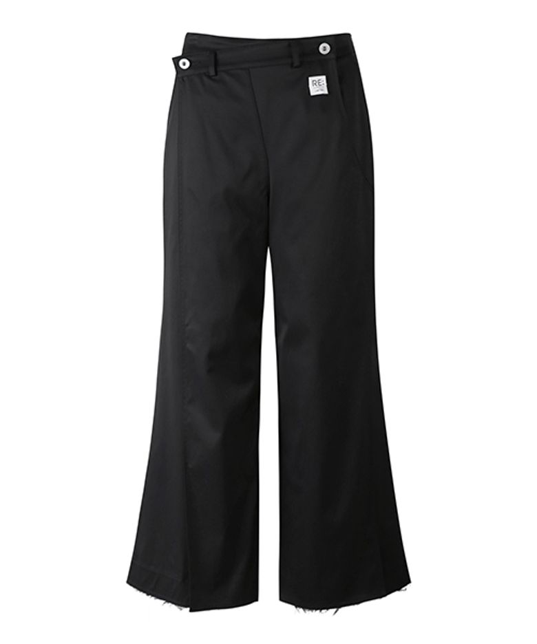 Layered Detail Pants_RQPAA23519BKX