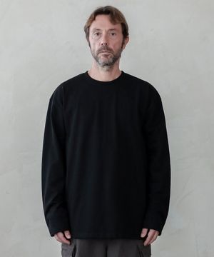 헤비 에센셜라운드 롱슬리브 블랙