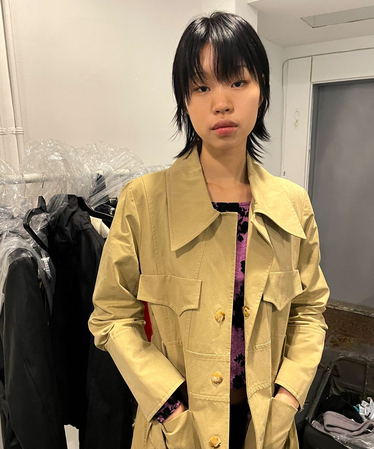 싹(SAKK) mid length trench - sand