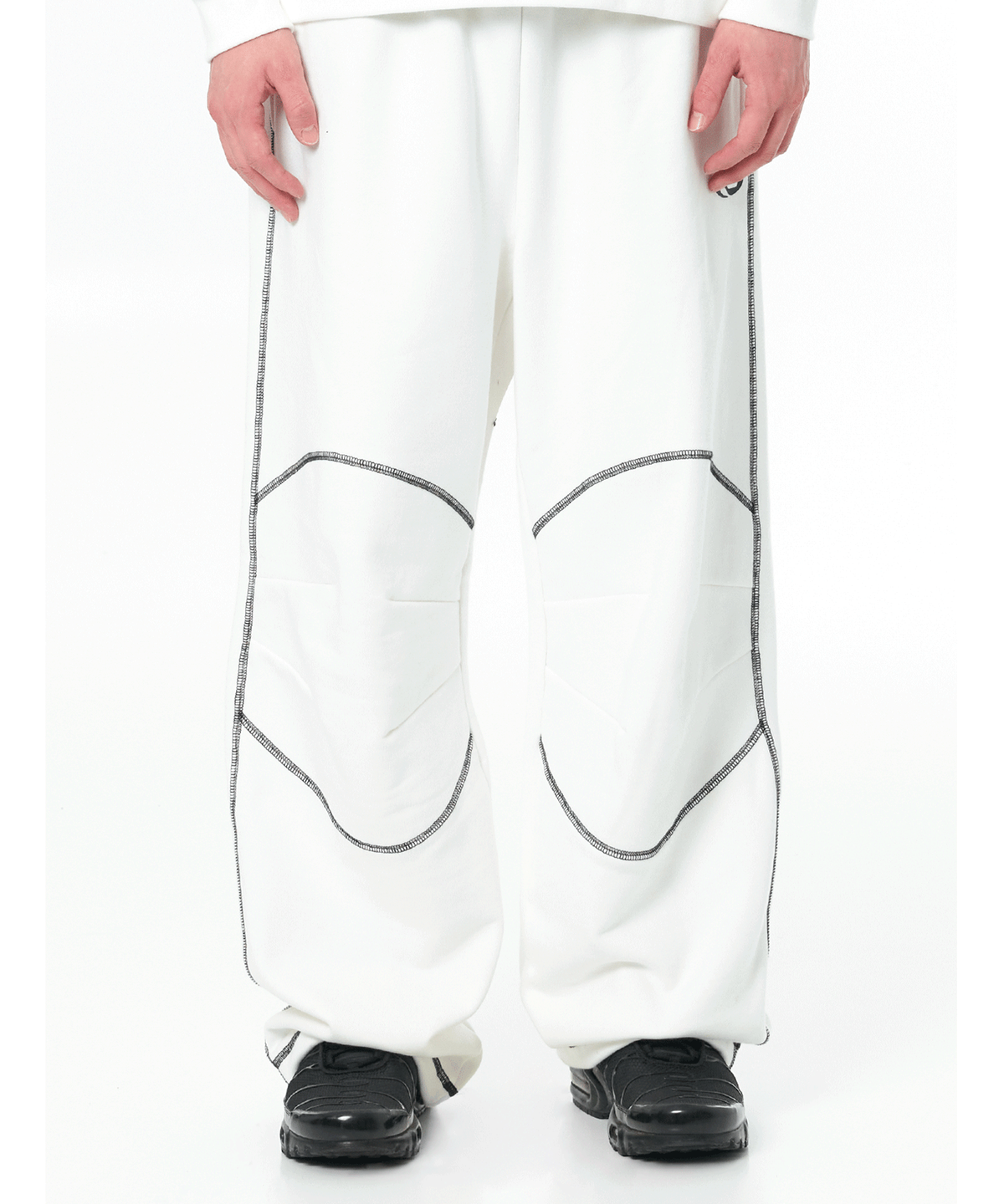 오픈야드(오와이)(OPENYARD(OY)) C.S LOGO PANTS-WHITE