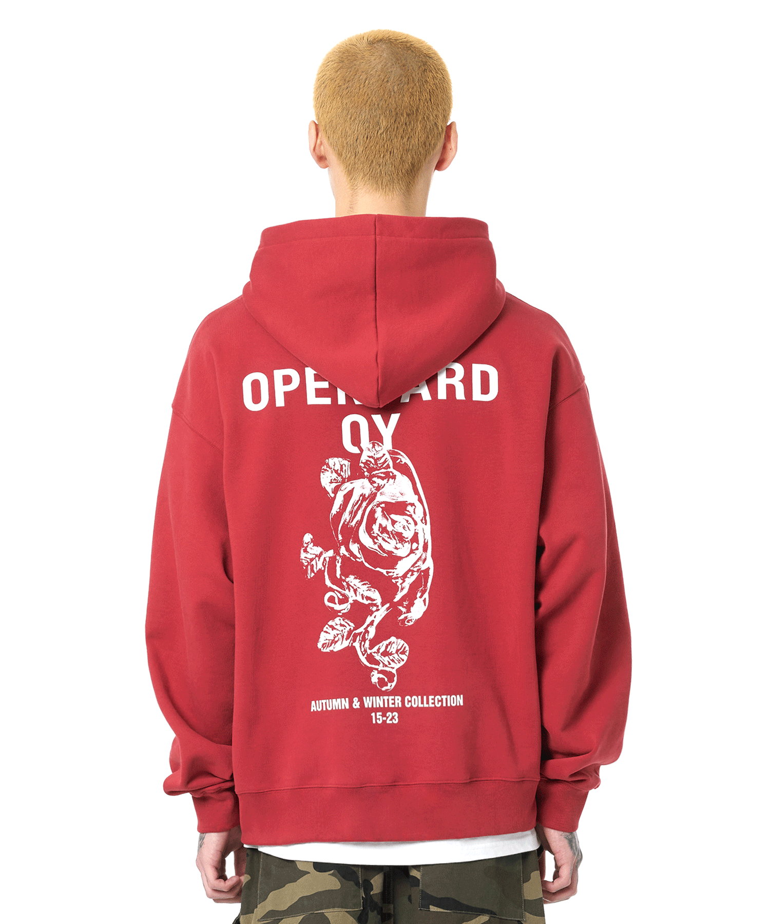 ★OY★B.F HOODIE-RED★正規品/韓国直送料込/ユニセックス/人気 MUSINSA | OY BF HOODIE-RED