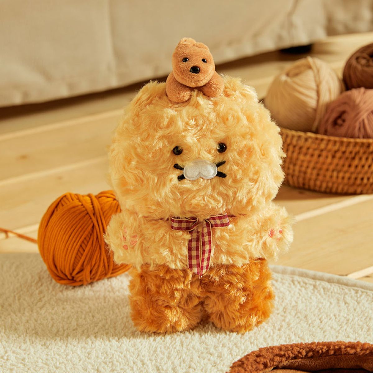 카카오프렌즈(KAKAO FRIENDS) 캐빈인더포레스트 플랫퍼 인형_춘식이