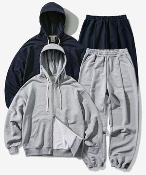 [SET] 플로우 텐더 투웨이 후드집업 + 데일리 코어 스웨트 팬츠 셋업 (KHHD1440 + KHLP1429)