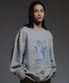 CCC 핸드 프린팅 스웨트셔츠(그레이)