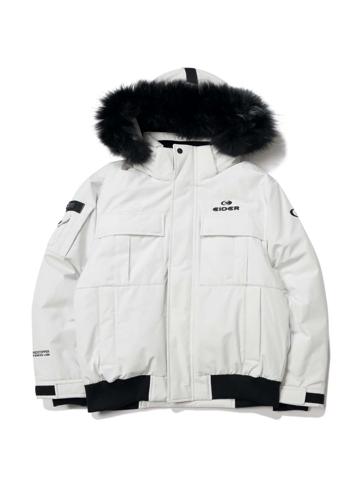 아이더(EIDER) STOOKY PREMIUM III (스투키 프리미엄 III) UNI 윈드스토퍼 다운 자켓_Light Grey
