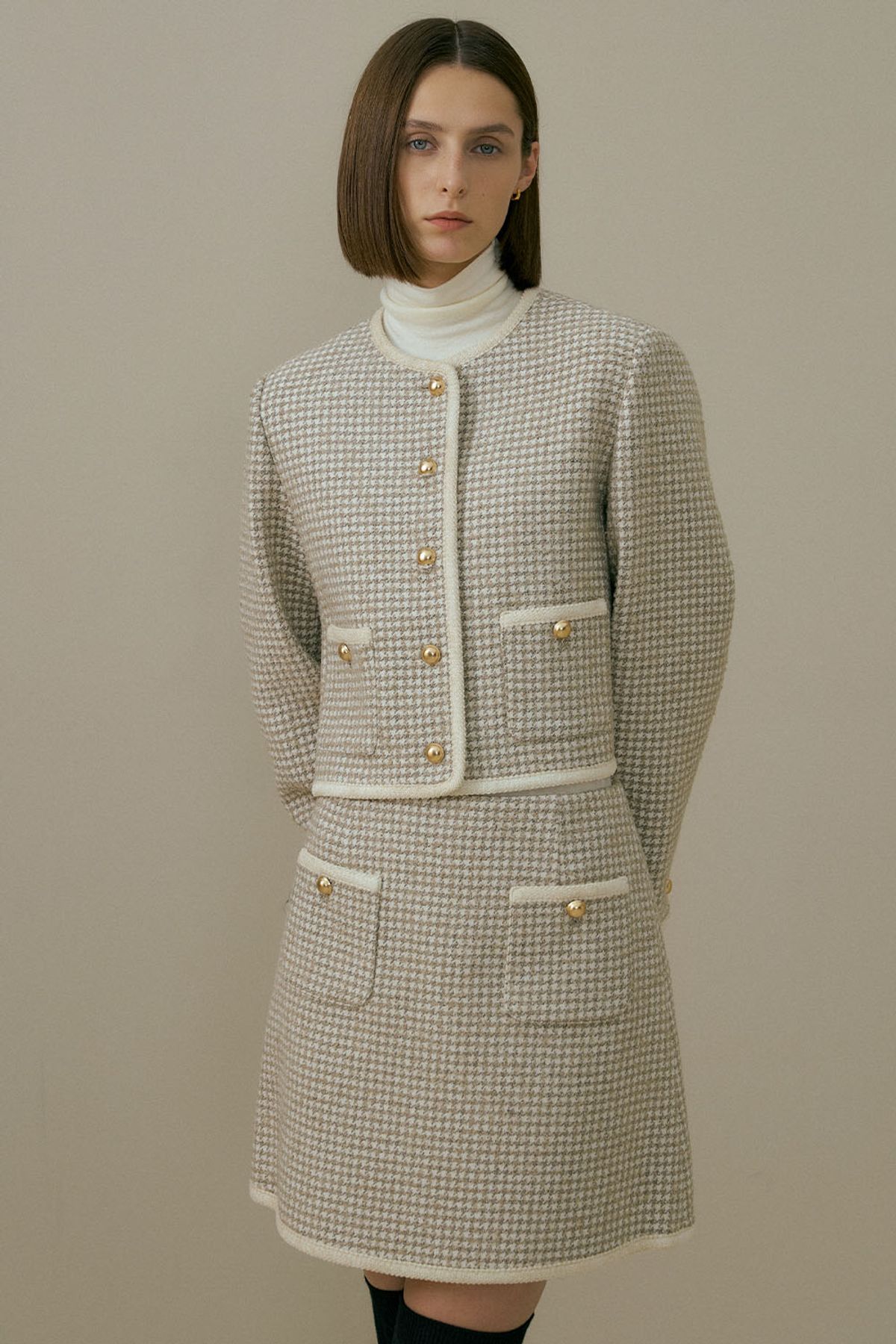 더페니(THE PENNY) HOUND LINE TWEED JACKET
