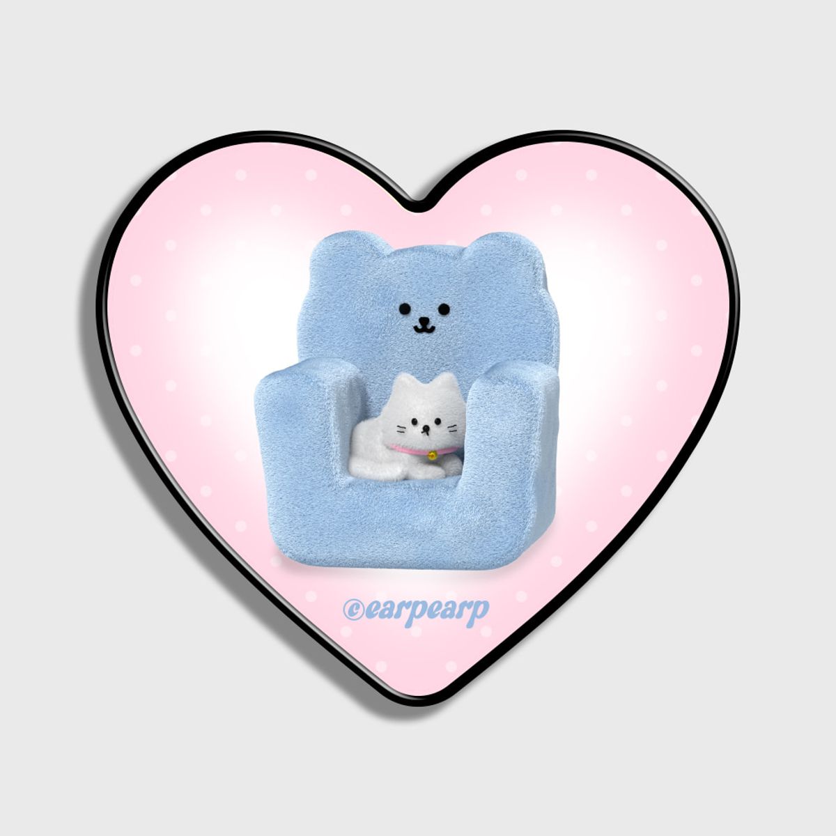 어프어프(EARPEARP) COZY HOME CHICHI-PINK(하트톡)