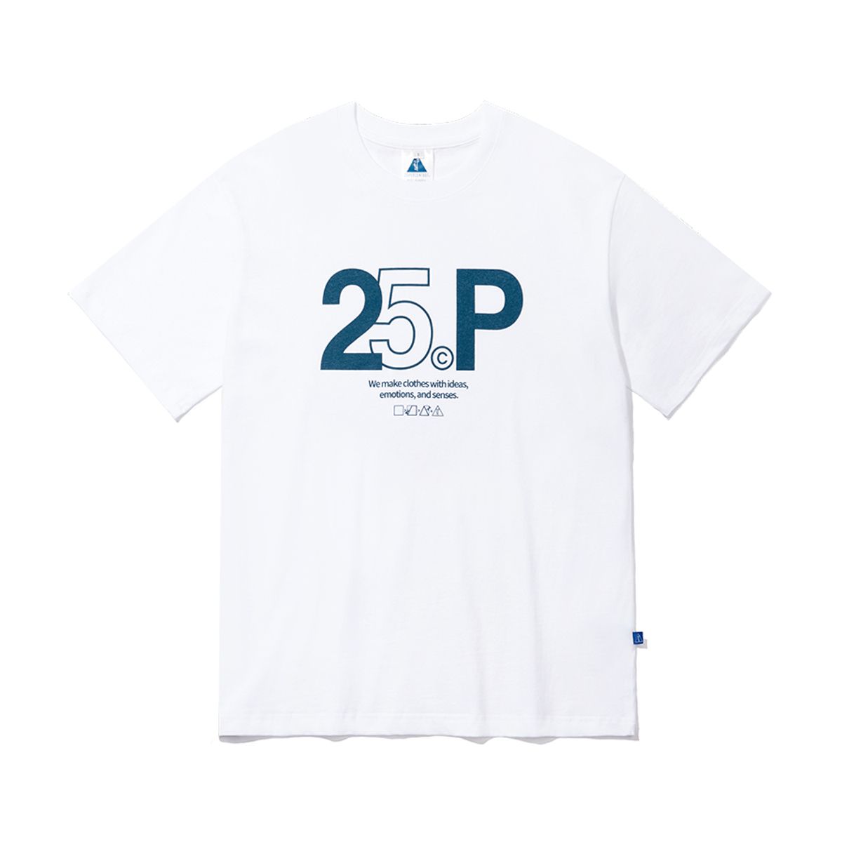 이십오퍼센테이지(25PERCENTAGE) 25P 센스 메이커 반팔 티셔츠 25PU3MTSBL