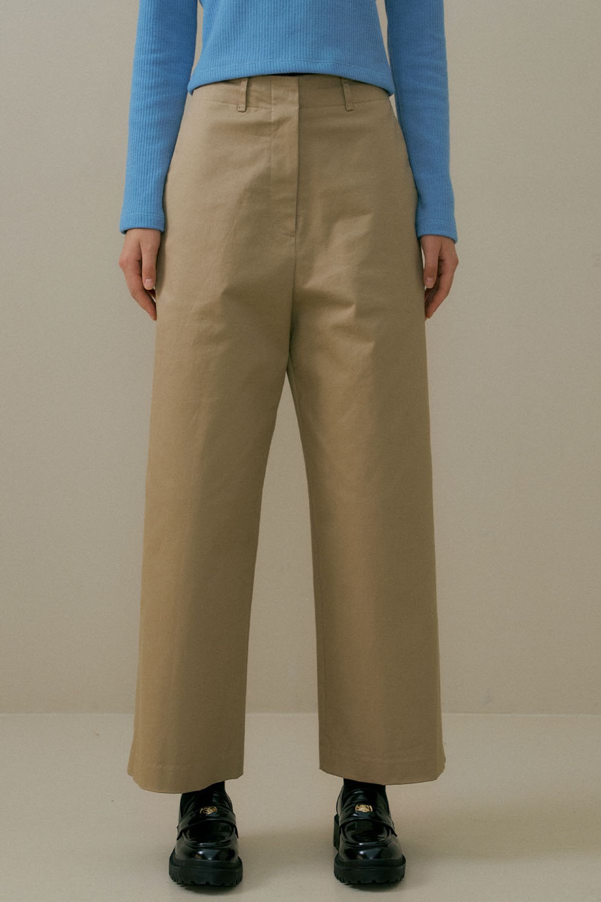 더페니(THE PENNY) NATURAL COTTON PANTS