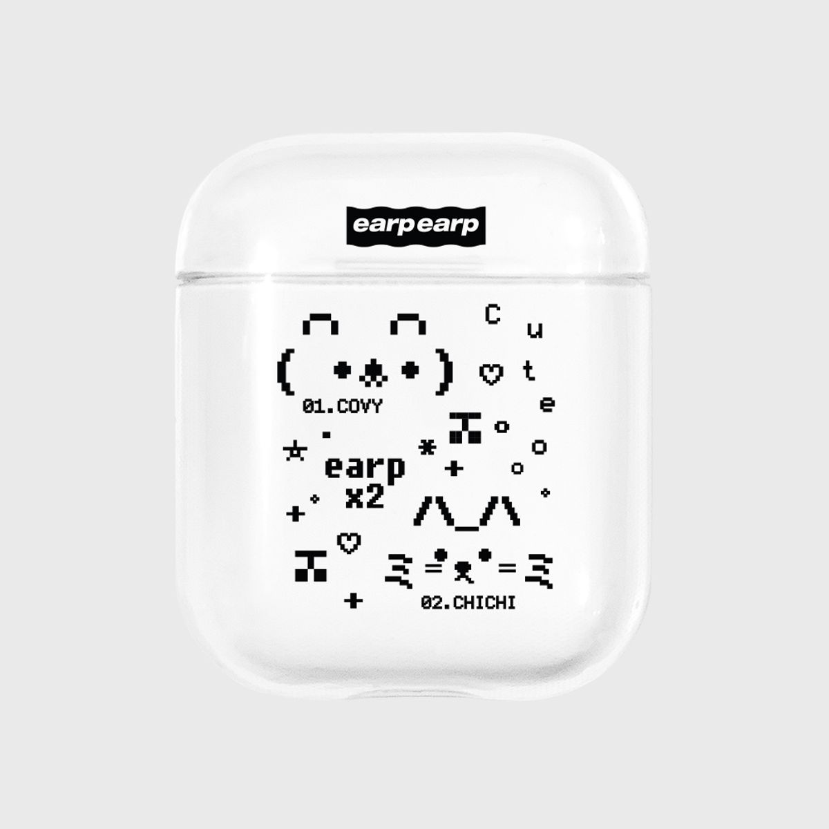 어프어프(EARPEARP) EMOJI COVY CHICHI(에어팟-클리어)