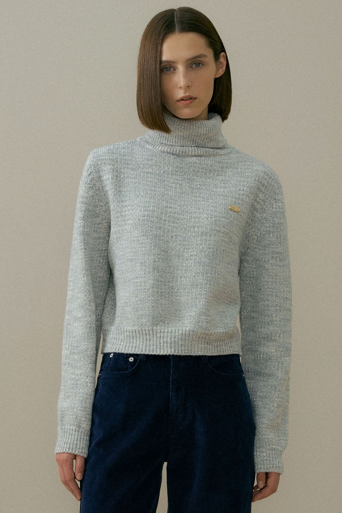 더페니(THE PENNY) KID WOOL TURTLENECK KNIT