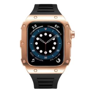 VRA21045-02SRG 애플워치 호환 스트랩 풀커버 일체형 실리콘밴드 8 7 6 SE 5 4