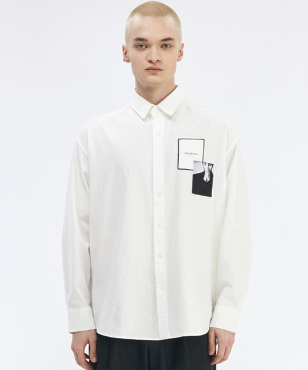 그레이티스트(THE GREATEST) Patch White Shirt